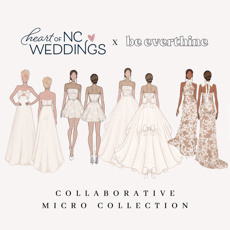 collaborative micro collection | heart of nc weddings